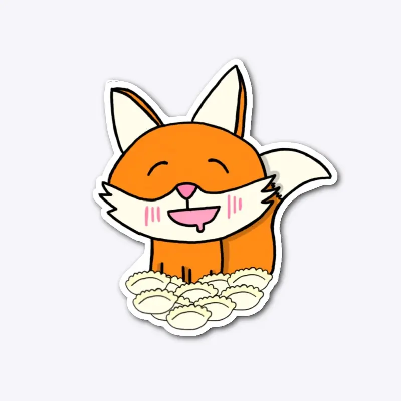 Foxes love chicken dumplings :)